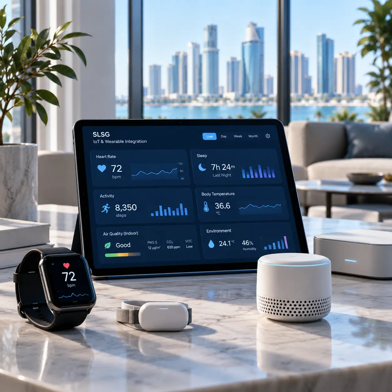 IoT sensors and wearable technology integration
